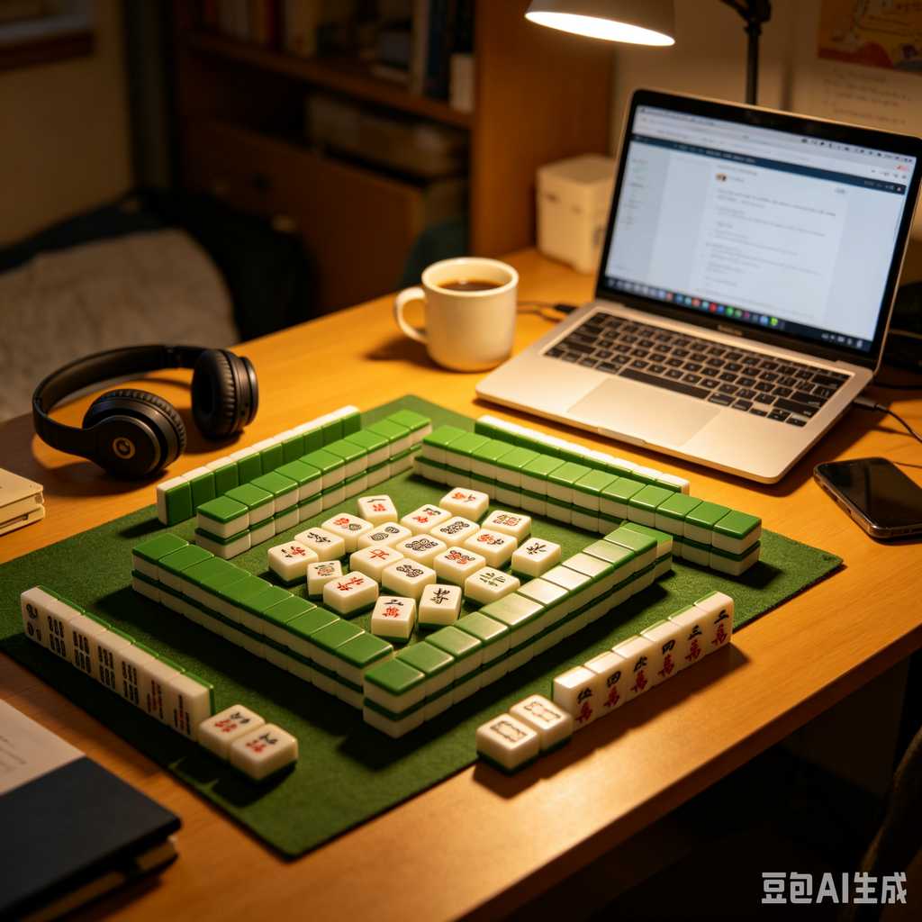 stable print mahjong set