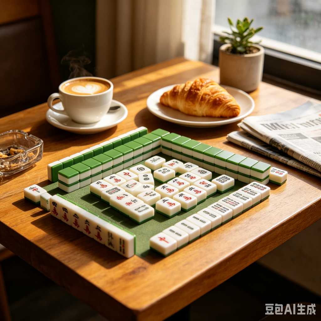 colorful mini mahjong tiles