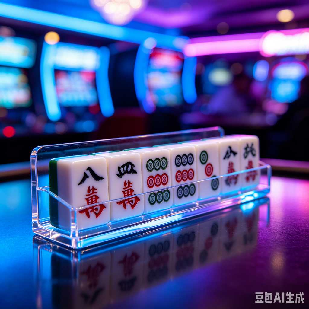 retro text mahjong tiles